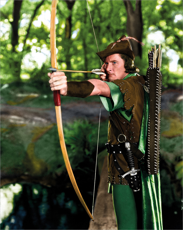 Errol Flynn (The Adventures of Robin Hood )