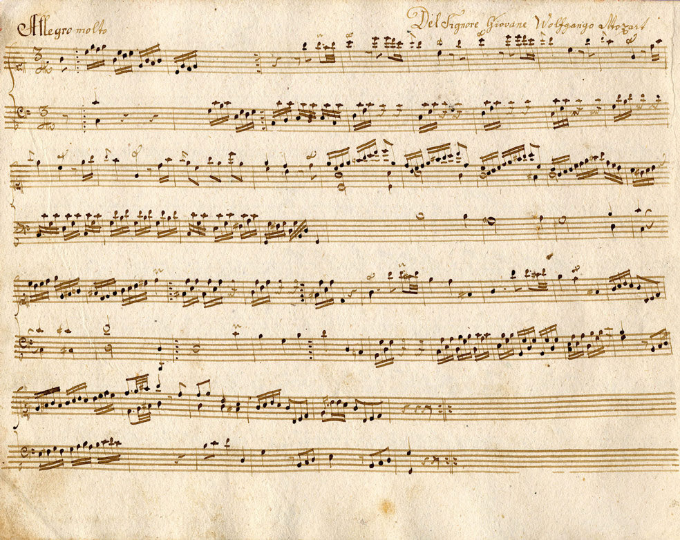 Allegro Wolfgan Mozart