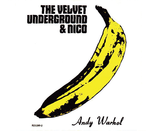 The Velvet Underground pop art album kapağı