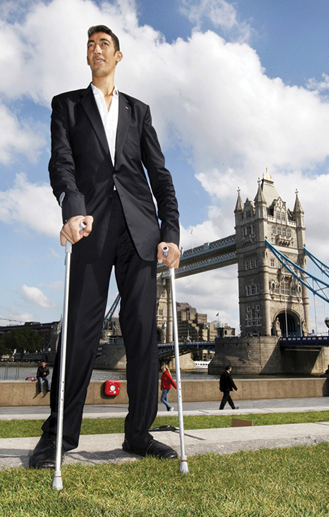 Dünyanın en uzun boylu adamı Sultan Kösen