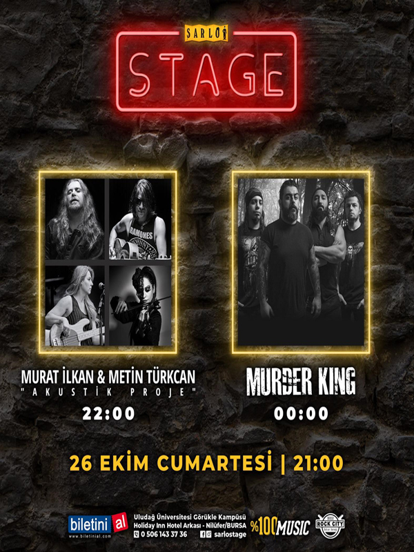 Murat İlkan&Metin Türkcan Murder King Bursa konseri