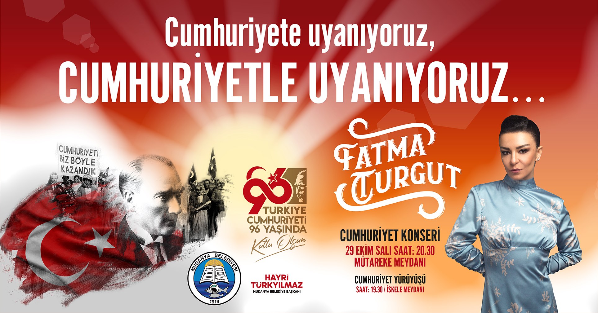 Cumhuriyete uyanıyoruz, Cumhuriyetle uyanıyoruz.