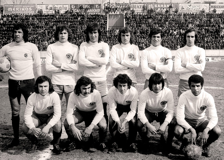 Bursaspor ilk ayyıldızlı forması ile 24 Temmuz 1974