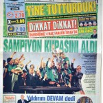 Bursaspor şampiyonluk - gazete haberi