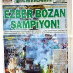 Bursaspor şampiyonluk - gazete haberi