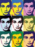 Andy Warhol- Audrey Hepburn popart